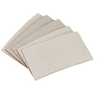 Non-Branded Hand Sanding Grip Sheets 70 x 125mm 120 Grit Pack of 50