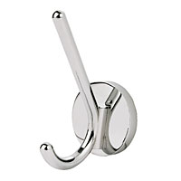 Non-Branded Hat and Coat Hook 100mm Polished Chrome Effect