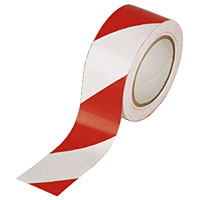 Hazard Tape 50mmandtimes;33m Red / White