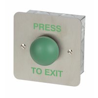 Non-Branded Heavy Duty Green Dome Exit Button