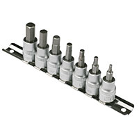 Non-Branded Hex Socket Set 7Pc 3/8 Drive