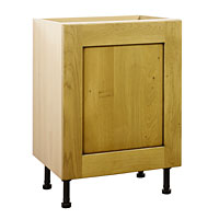 Non-Branded Highline Base Unit Rustic Oak 400mm