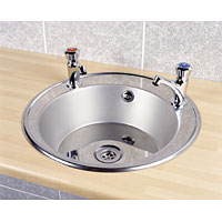 Non-Branded Inset with Tap Ledge Basin 160 x 385 x 385mm