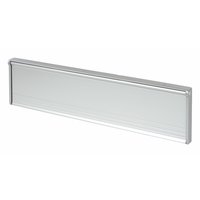 Non-Branded Insulated Letter Plate Aluminium Effect 292 x 76mm
