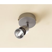 Non-Branded Luno Single Silver 1 Lamp Spotlight