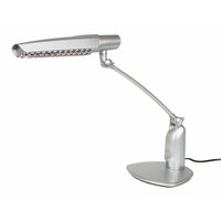 Manuel Silver Effect Single-Light Desk Lamp