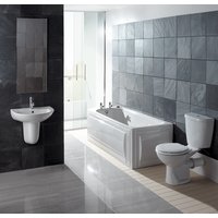 Non-Branded Monte Carlo Bathroom Suite White