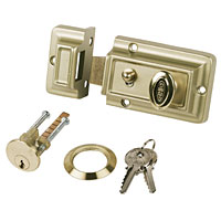 Non-Branded N/A Traditional Night Latch Brass 60mm Backset