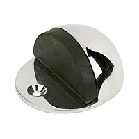 Non-Branded Oval Door Stop Chrome Pack of 5