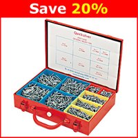 Non-Branded Quicksilverandreg; Screws General Pro Trade Case 2000 Pieces