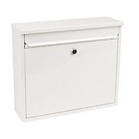 Non-Branded Rectangular Elegance Post Box White