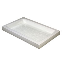 Non-Branded Rectangular Tray Cast Stone with ABS Acrylic Capping 1000 x 760 x 95mm