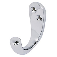 Non-Branded Robe Hook 40mm Polished Chrome Pack of 10