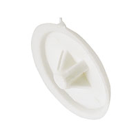 Non-Branded Screw Cover Caps White 8 Gauge Pack of 100