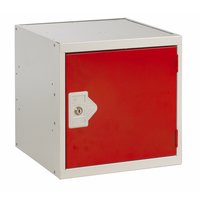 Non-Branded Security Cube Locker 380mm Red
