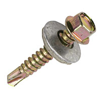 Non-Branded Self-Drilling Screws Roofing Sheet to Steel Purlin 5.5 x 32mm Pack of 100