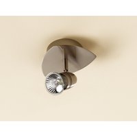 Non-Branded Single Brushed Chrome 1 Lamp Spotlight