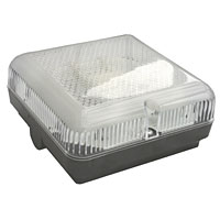 Non-Branded Square 16W Black Bulkhead