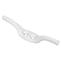Non-Branded Standard Cleat Hooks White 75mm Pack of 10