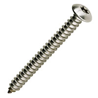 Non-Branded Star Pin Button Self-Tap Security Screws 8 x 1andfrac12; Pack of 10