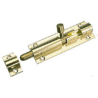 Non-Branded Straight Bolt Polished Brass 76mm