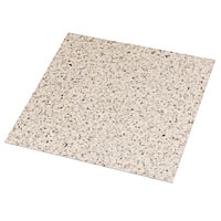 Tile Effect Cream Granite Vinyl Flooring