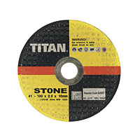 Non-Branded Titan Stone Cutting Disc 100 x 2.5 x 16mm Pack of 5