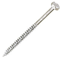 Non-Branded Turbo Coach Screws Zinc And Yellow Passivated 10 x 160mm Pack of 50
