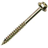 Non-Branded Turbo Coach Screws, Zinc and Yellow Passivated M10 x 70mm Pack of 50