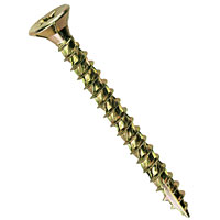 Non-Branded TurboGold Countersunk Screws 4 x 20mm Pack of 200