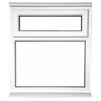 Non-Branded uPVC Window Type TF Clear 620 x 1050mm