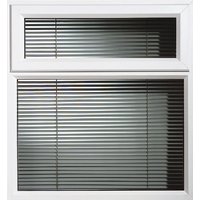 Non-Branded uPVC Window Type TF Obscure 620 x 1050mm
