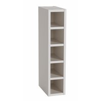 Non-Branded White Gloss Shaker Kitchen150mm Single Wine Rack