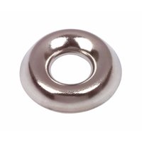 Non-Branded Zinc-Plated Cups Carbon Steel 6ga Nickel Plated Steel Pack of 200