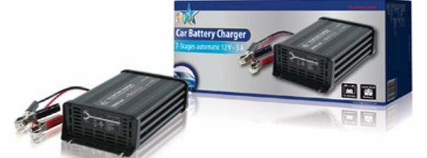 HQ 7-STAGE AUTOMATIC 12 V 5 A BATTERY CHARGER