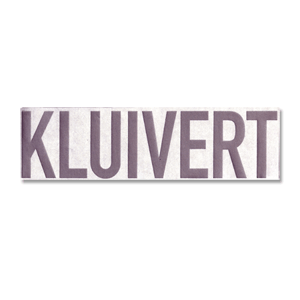 None 01-02 Barcelona Away Kluivert Official Name Only