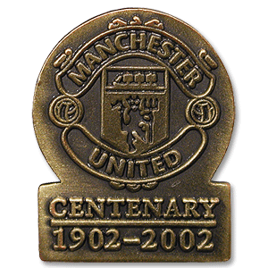 None 01-02 Man Utd Centenary Pin Badge