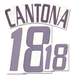 None 02-03 France Away Cantona 18 Official Name and