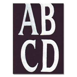 None 02-04 England Away Official Letters - Loose