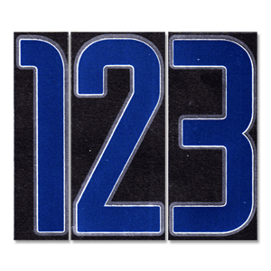 None 02-04 Nike Back Numbers Blue