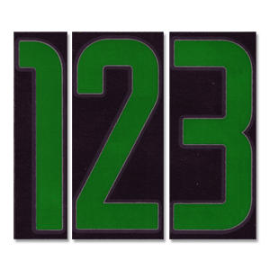 None 02-04 Nike Back Numbers Green