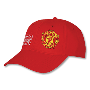 None 07-08 Man Utd P/L Champions Cap - Red