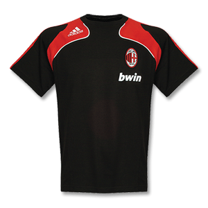 None 08-09 AC Milan Tee - Black *import