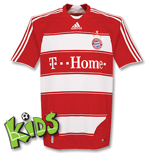 08-09 Bayern Munich Home Shirt Boys 4 Star