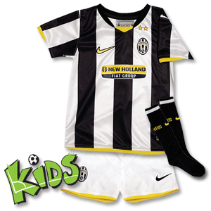 None 08-09 Juventus Home Little Boys Kit