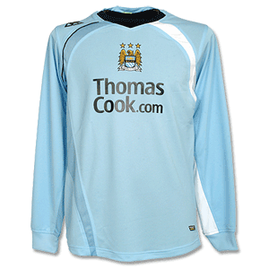 None 08-09 Man City Home L/S Shirt