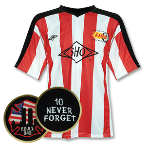 None 08-09 New York Fire Department Home Shirt