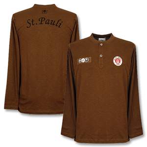 08-09 St. Pauli L/S Polo brown