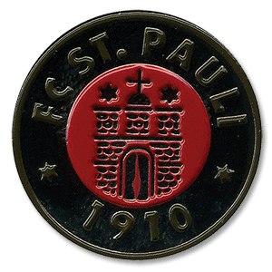 08-09 St.Pauli Logo Pin Badge - Black