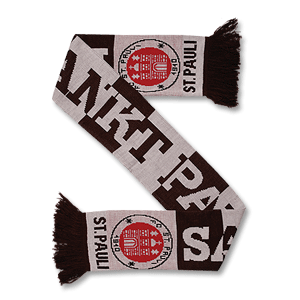 08-09 St. Pauli Skull Stripe Scarf